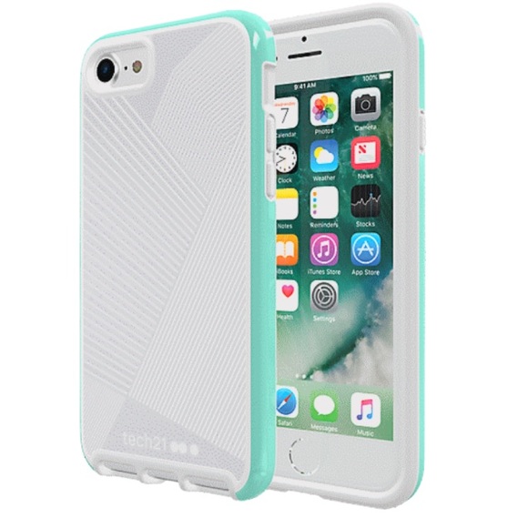 TECH21 Evo Elite Active Edition Impact Protection iPhone 7 Case, Turquoise/ Grey - Picture 4 of 5